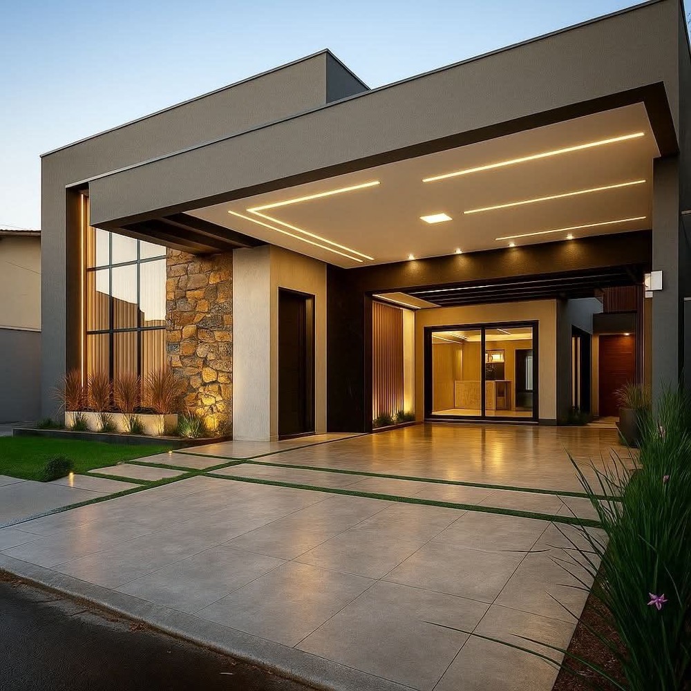 Fachada Residencial — ACM · Estrutura